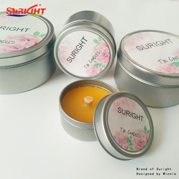 Wholesale Soy Wax  in tin candles High Quality Lighting 100% Natural Scented Soy Candle