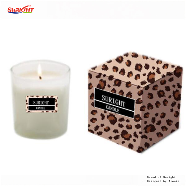 Fragrant candle factory Animal pattern scented candle glass jar candle