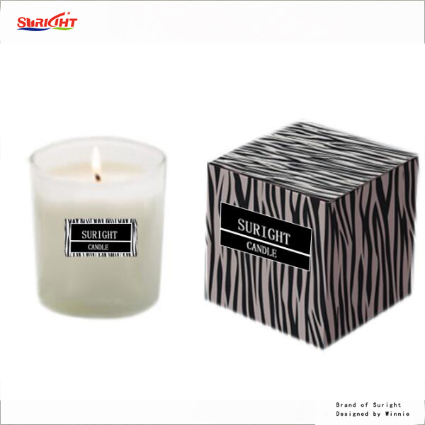 Fragrant candle factory Animal pattern scented candle glass jar candle