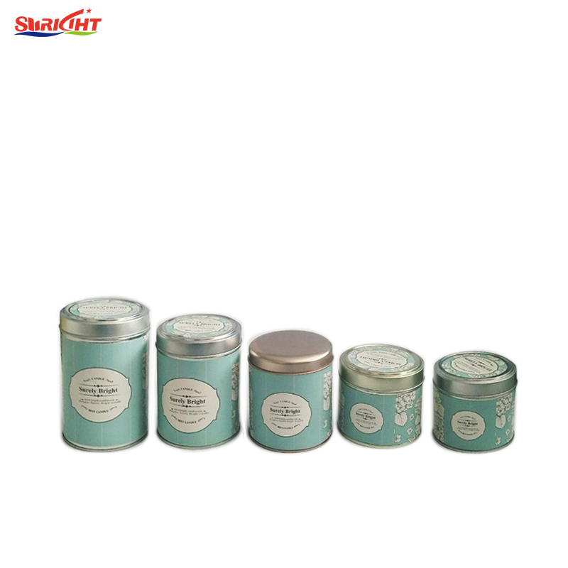 SURIGHT Hot Sell scented in tin candles Metal cans candle