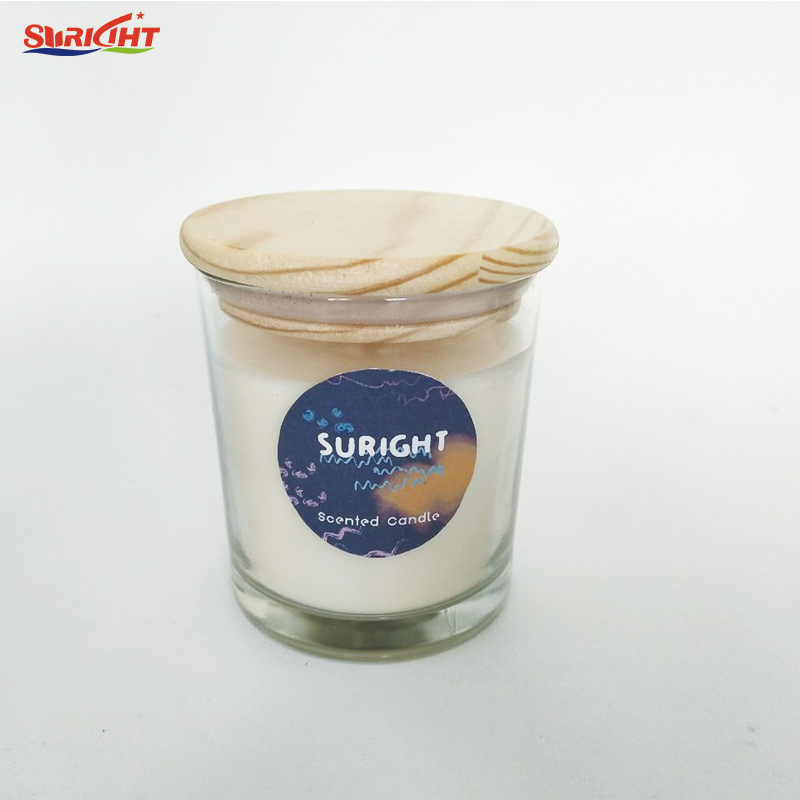 OEM CANDLE Soy Wax In Glass Jar Scented Candle With Color Box Design