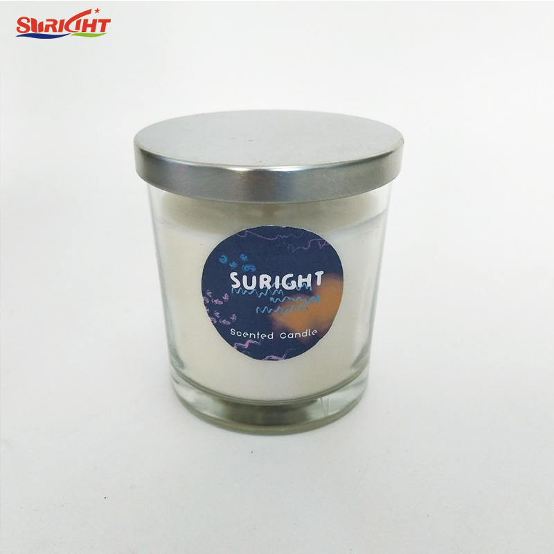 OEM CANDLE Soy Wax In Glass Jar Scented Candle With Color Box Design