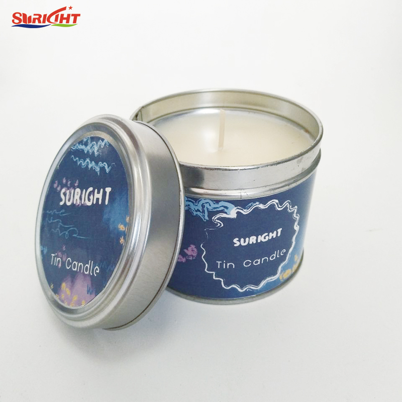 Oem Candle In Tin Candle Soy Wax Scented Candle