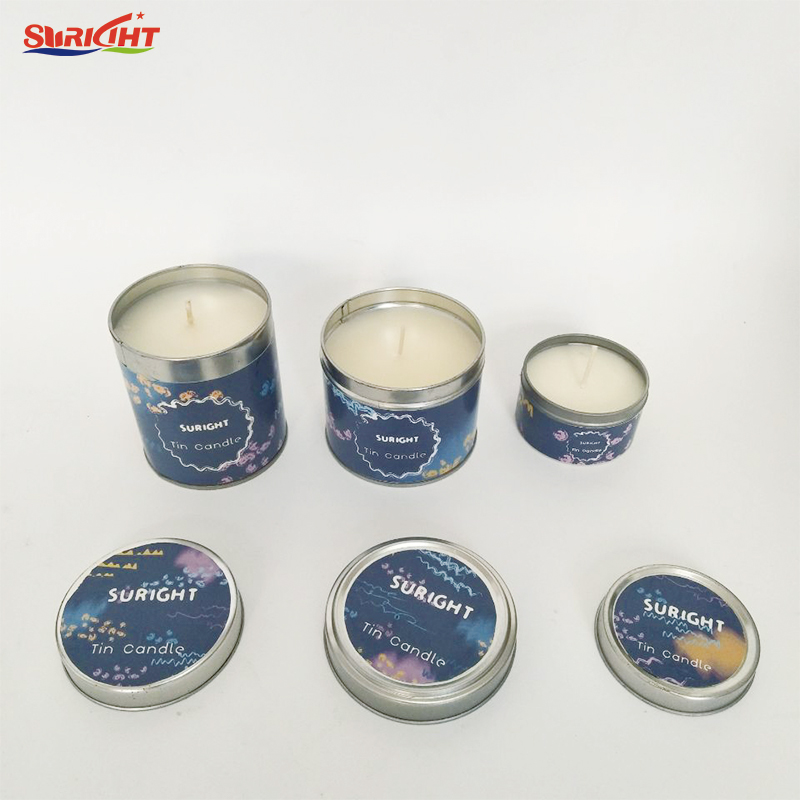 Oem Candle In Tin Candle Soy Wax Scented Candle