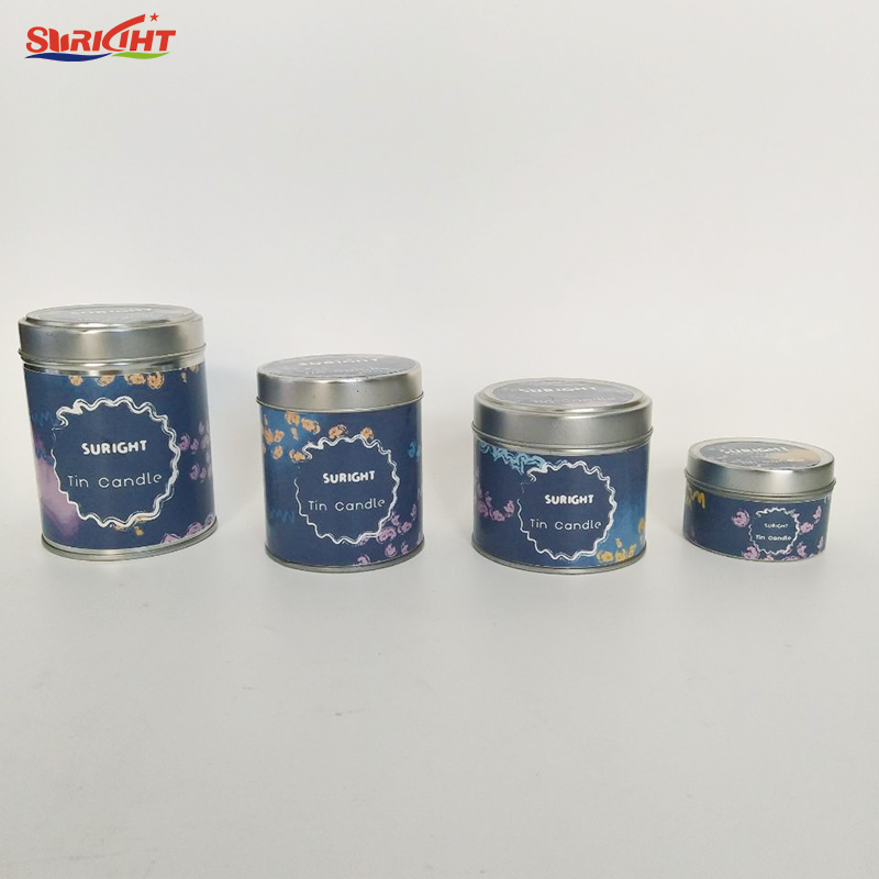Oem Candle In Tin Candle Soy Wax Scented Candle