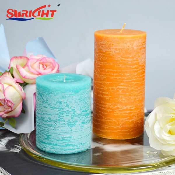 Health Household & Personal Care Colored Scented Rustic OEM Pillar Candles