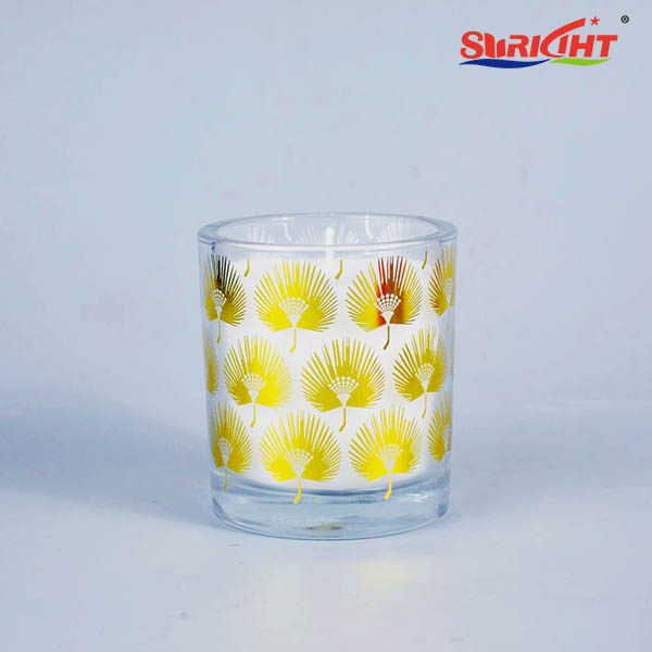 Art & Craft Glass Jar Scented Home-Decoration Colored Fragrant Candle