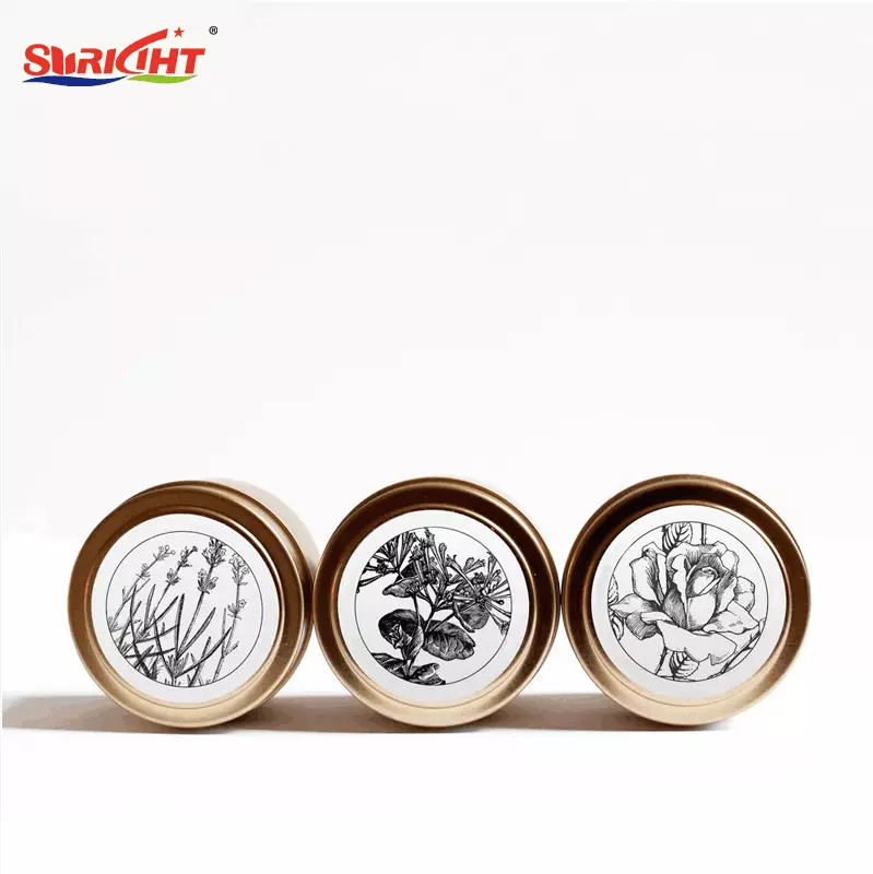 Personalized picture candles in tin scented candle and outdoor candle